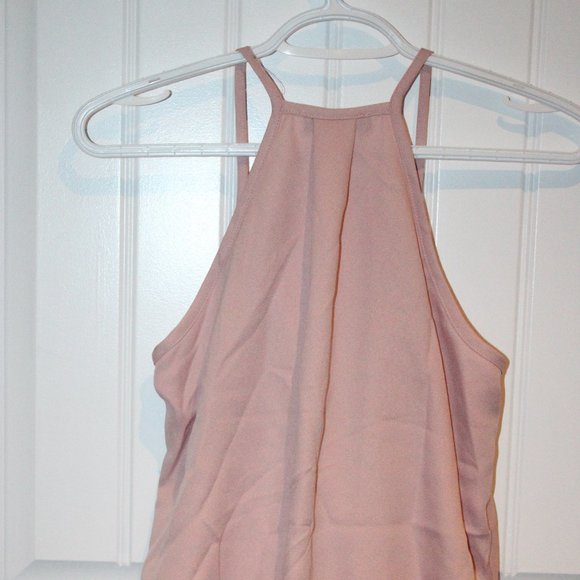 3/$20 🏷 Shein Dress Tank Size Small Blush Pink - Picture 2 of 5